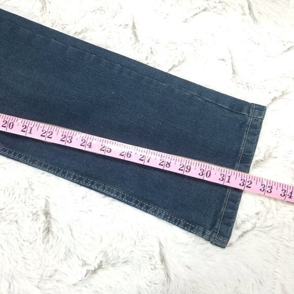 Abstract One Jeans Mens 38×32 Blue Straight Dark Wash Denim - Picture 6 of 12
